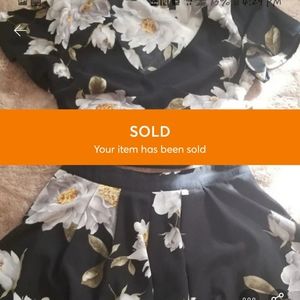 Sold! Two Piece Floral Set